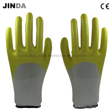 Nitrile Coated Labor Protective Work Gloves (NH001)